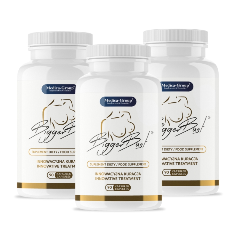 BiggerBust – Kapsułki na Wygląd i Jędrność Biustu 270 szt. | Nr 1 wśród Klientów !!!