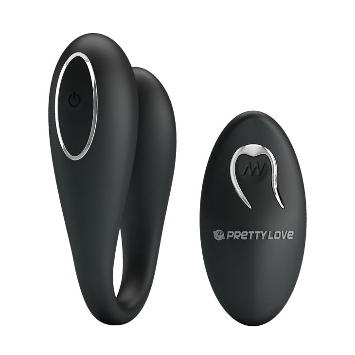 Wibrator dla Par - PRETTY LOVE - ALGERNON USB Black 12 function
