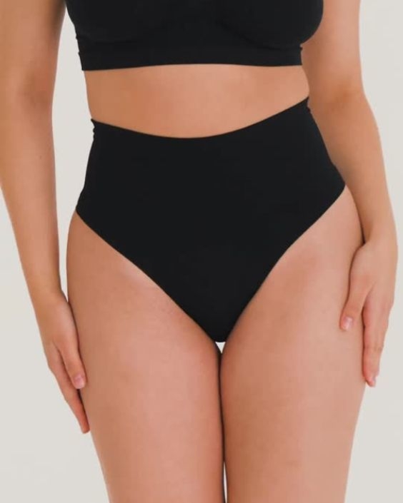 Figi S124 Shapewear Brazylian Black