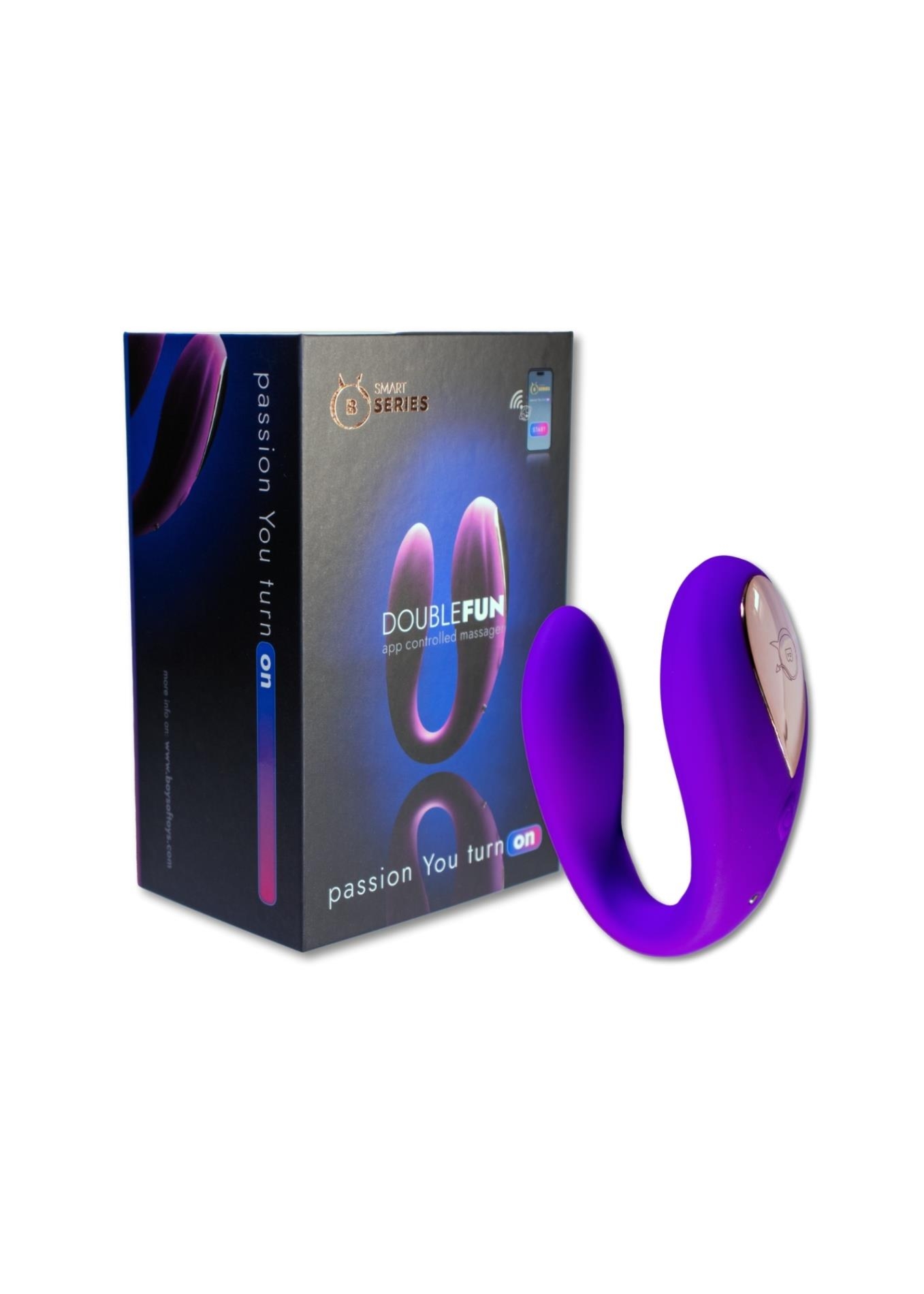 Wibrator dla Par - Double Fun - App Controlled massager