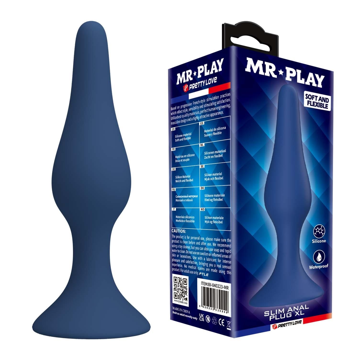 MR. Play Slim Anal Plug XL