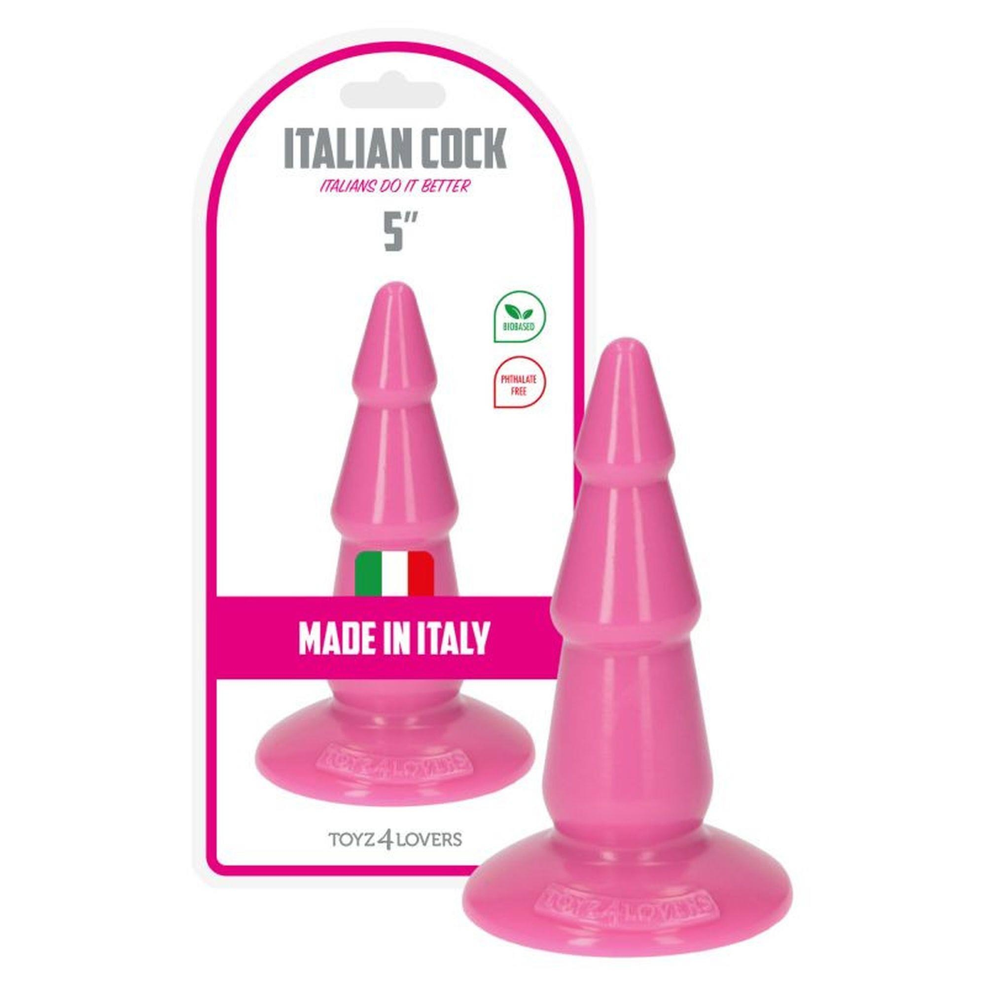 Dildo- Anal Italian cock 5" Pink