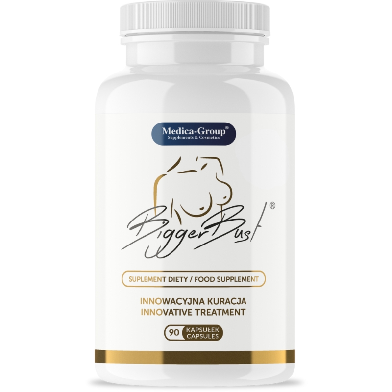 BiggerBust na Powiększenie i Ujędrnienie Biustu - 90 kaps. - Nr 1 wśród KLIENTÓW !!!