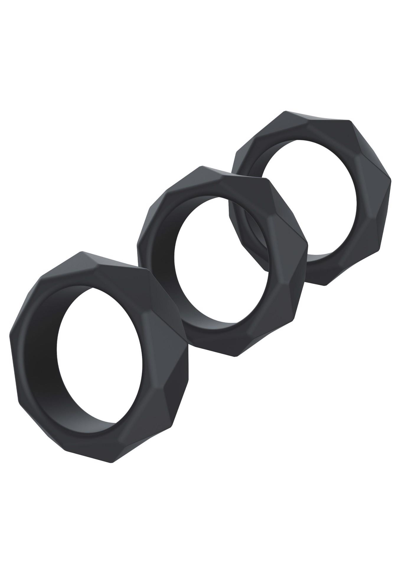 Heavy C-Ring Set Black