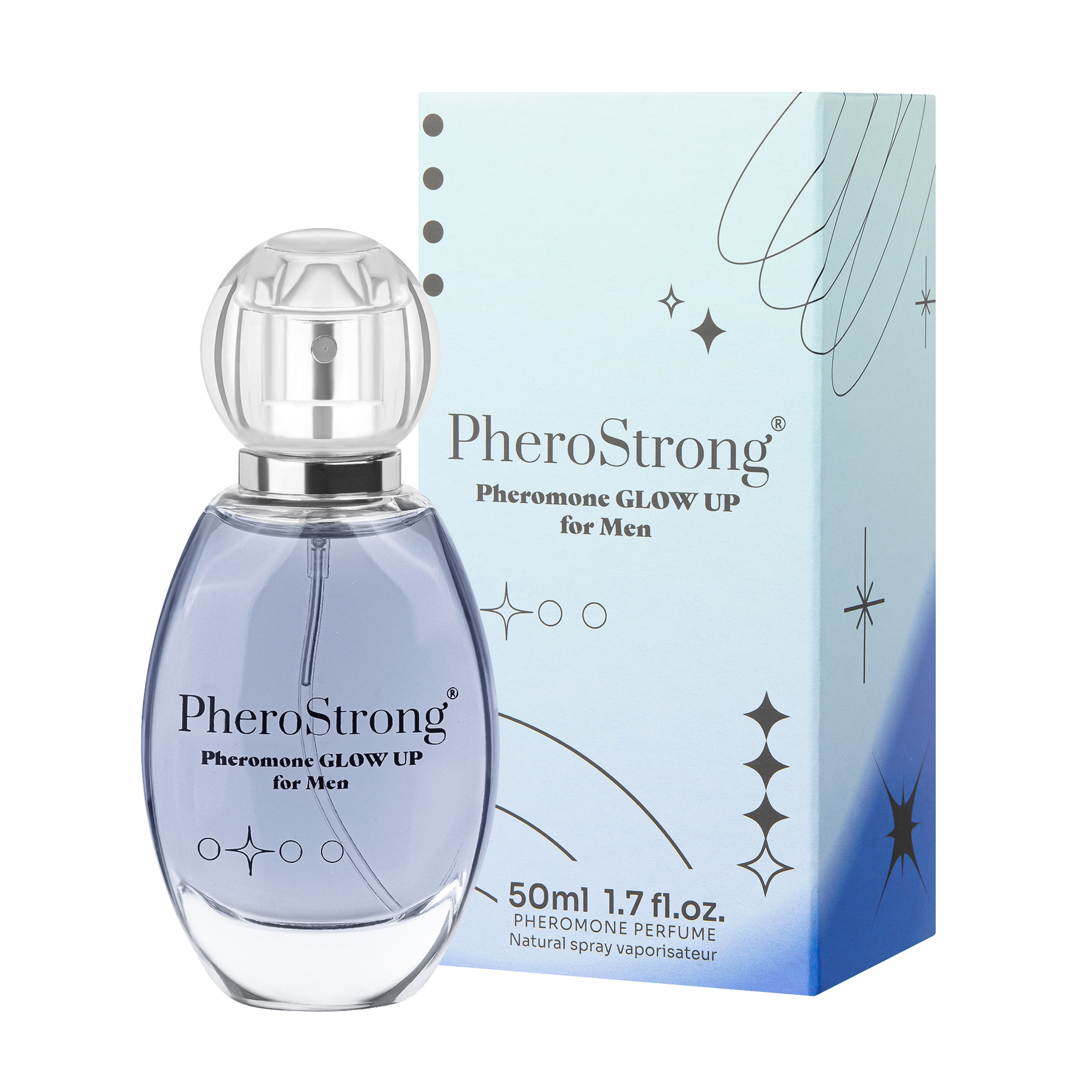 PheroStrong Glow up for Men - perfumy z feromonami dla mężczyzn na podniecenie kobiet