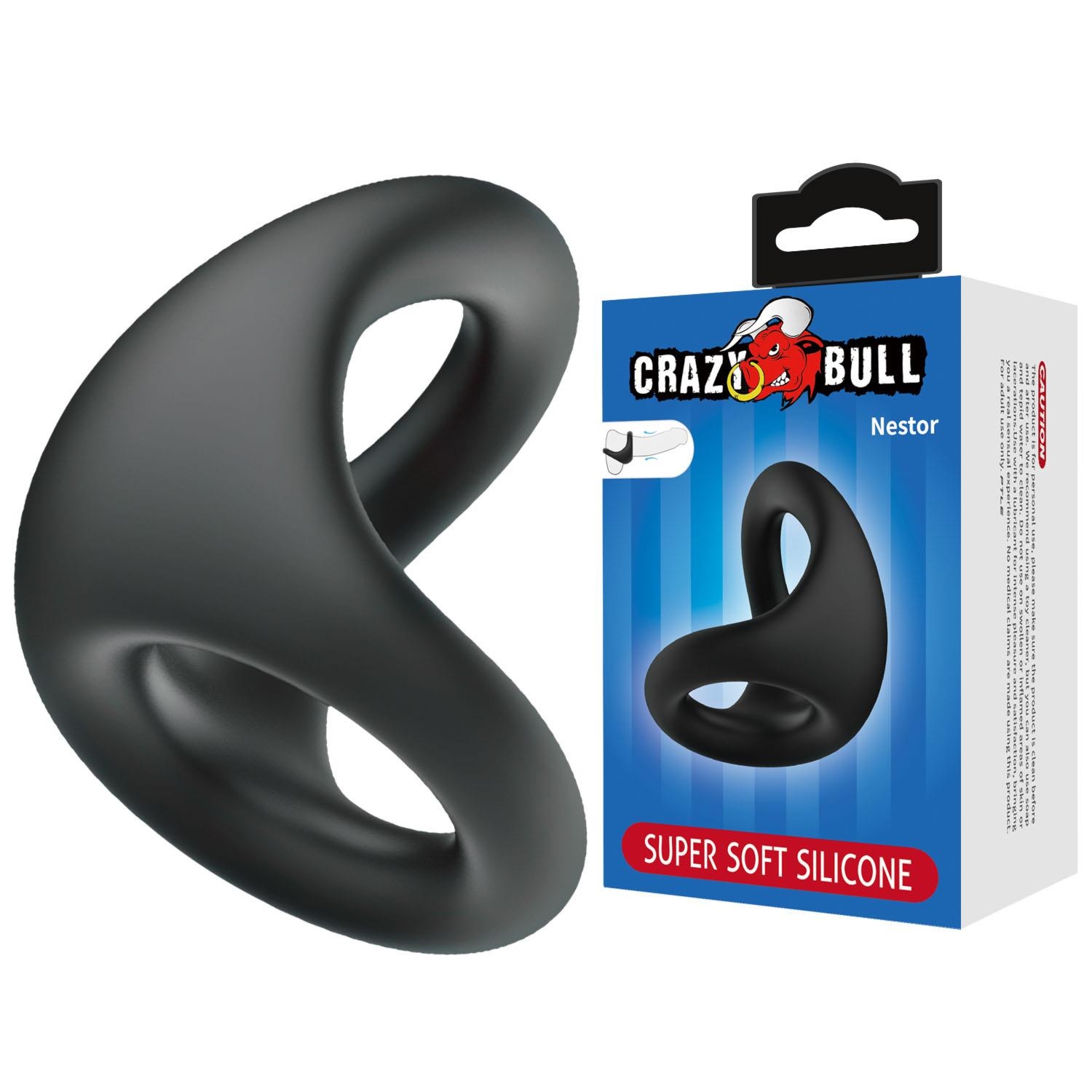 Crazy Bull Nestor – Super Soft Silicone Cock Ring