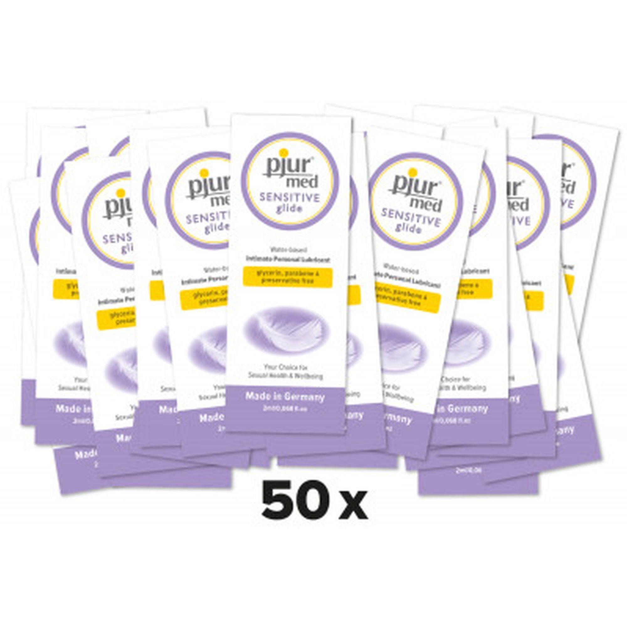 Pjur 2 ml-MED Sensitive glide - 50 sztuk