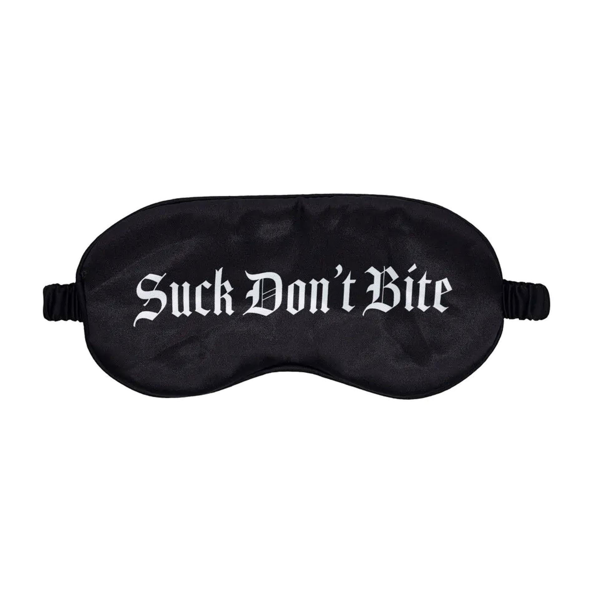 Suck Don't Bite - Printed Satin