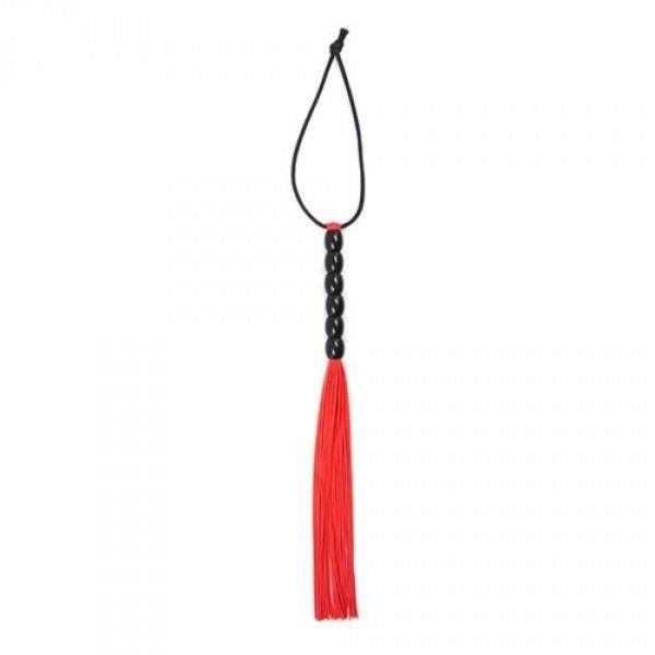 Pejcz - Frusta a frange Several Flogger red