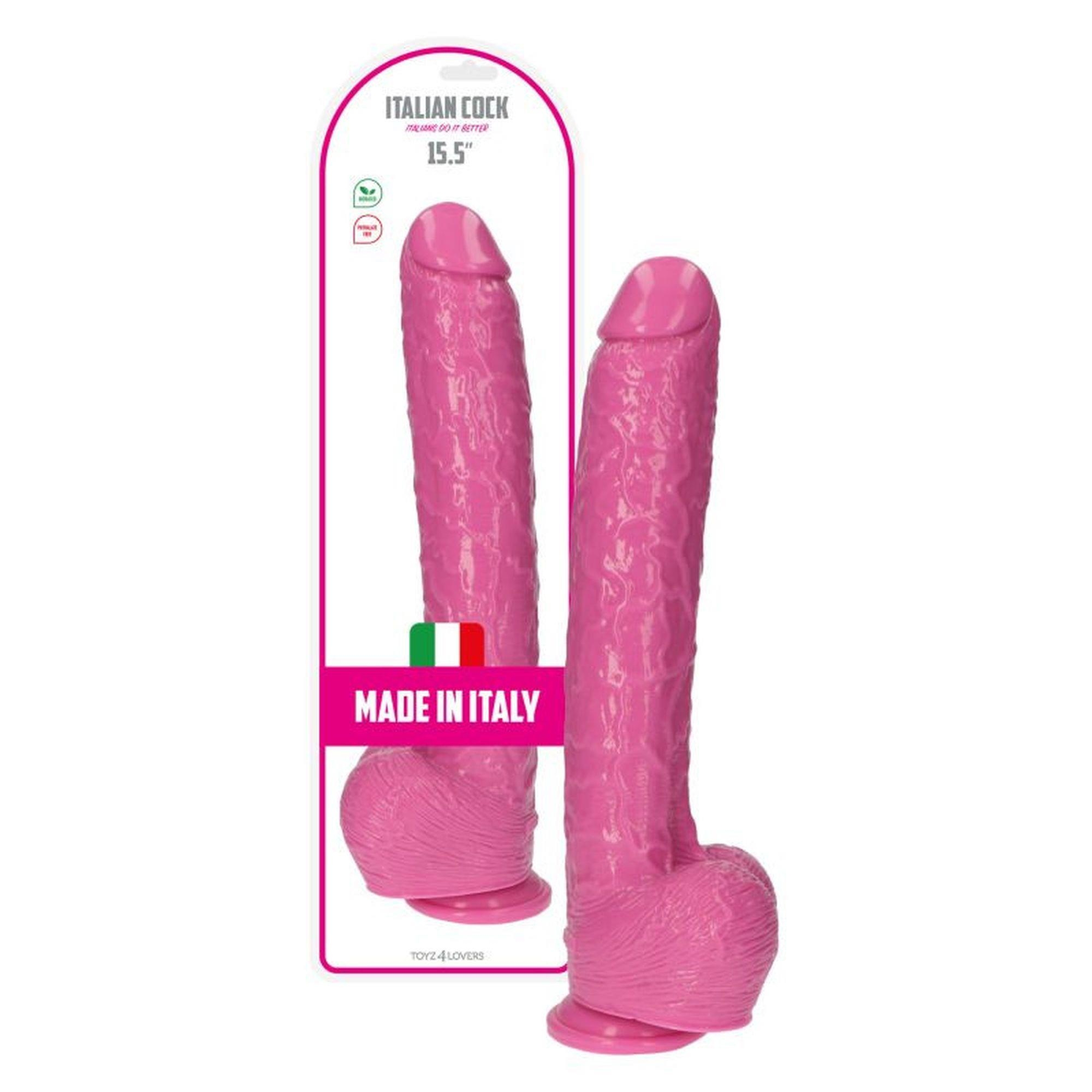 Dildo- Italian Cock 15.5" Pink