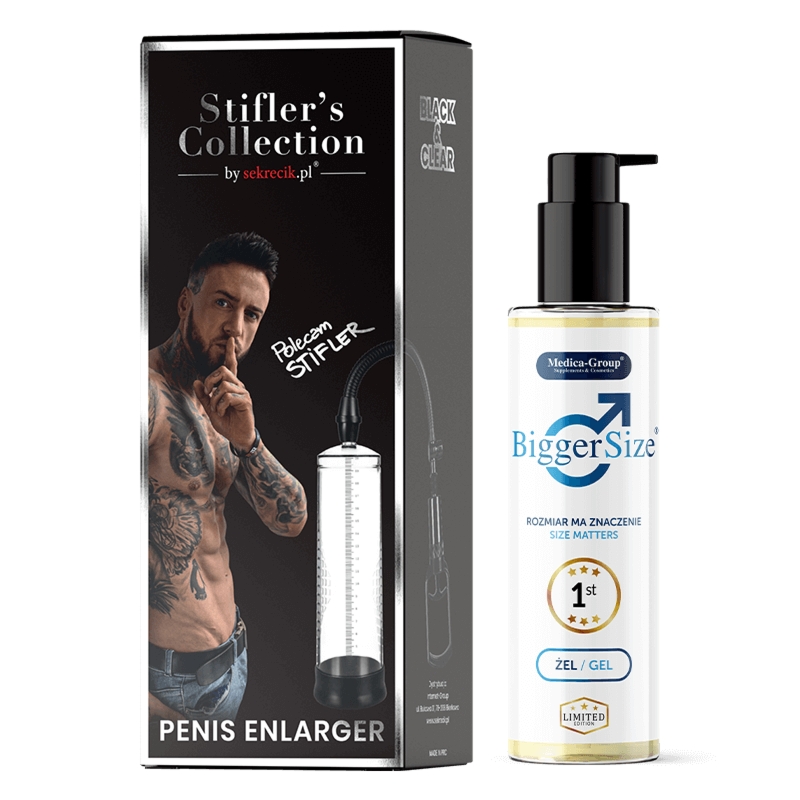 ZESTAW XL - Stifler's Collection by Sekrecik - Pompka + BiggerSize - żel