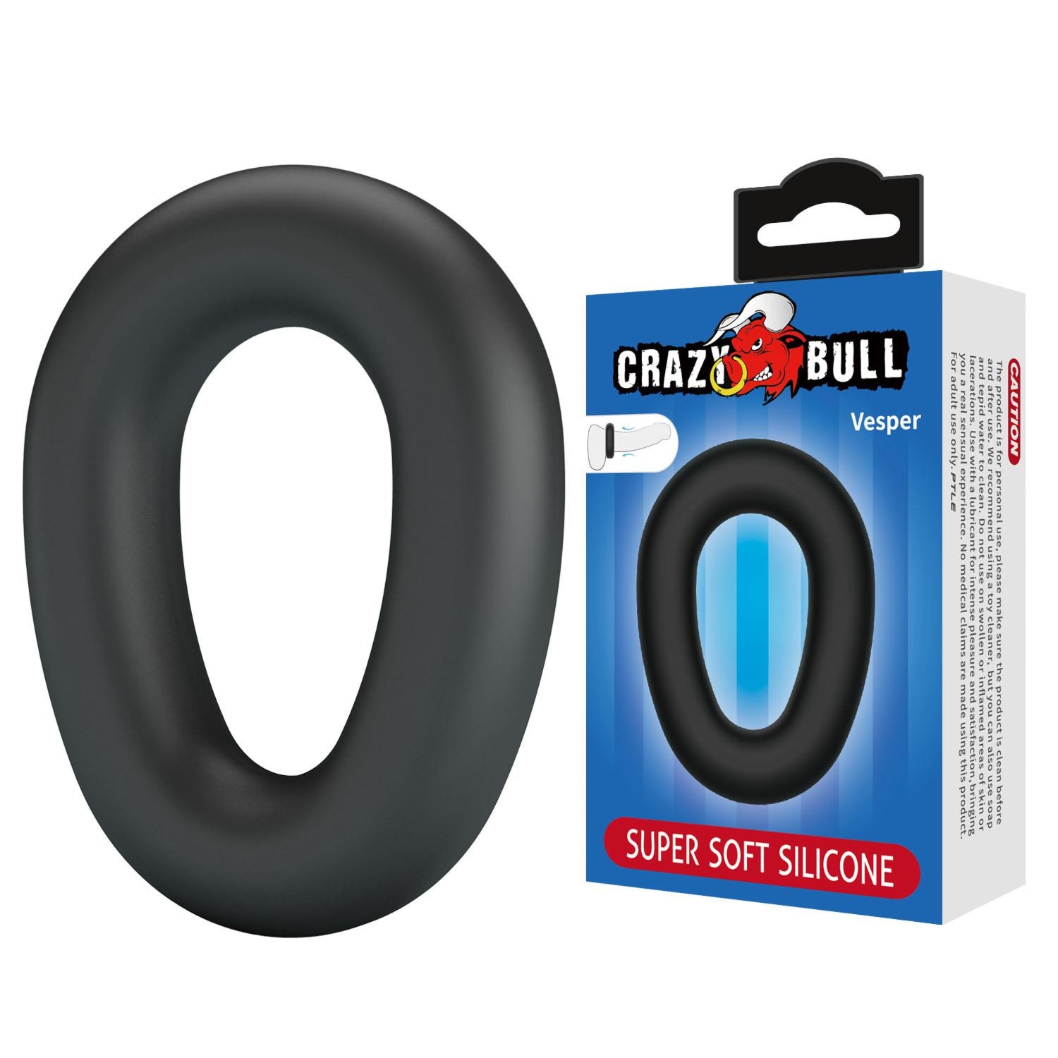 Crazy Bull Vesper – Super Soft Silicone Cock Ring