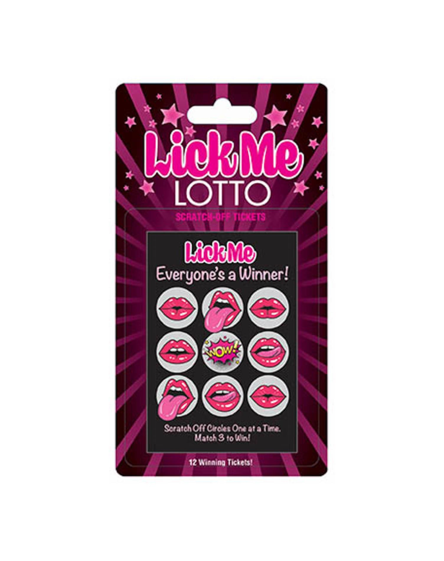 Gra Zdrapki dla Par – Lick Me Lotto
