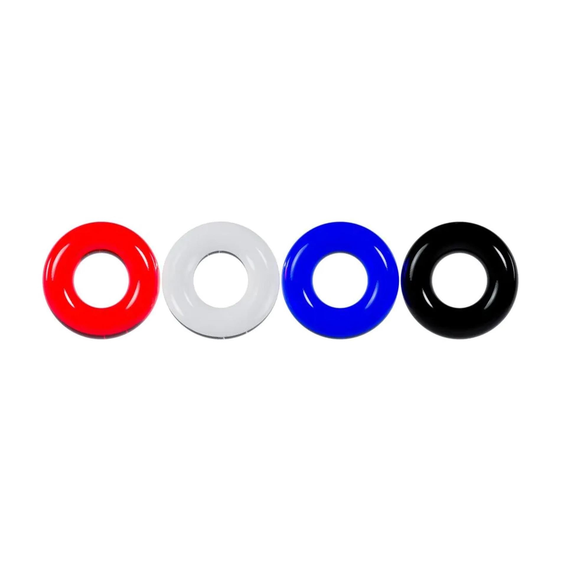 Cockring Set of 4 - Multicolor