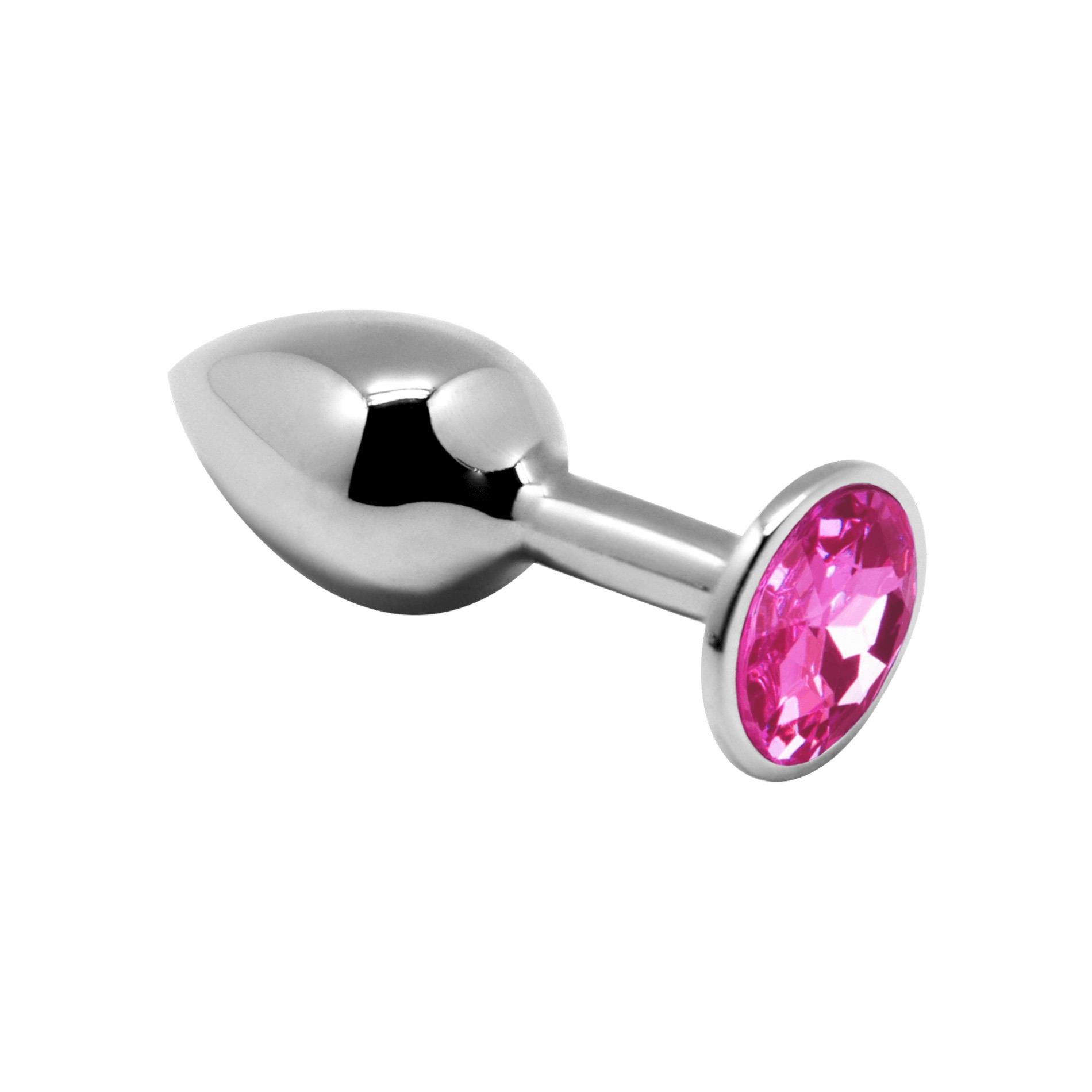 Mini Metal Butt Plug M pink
