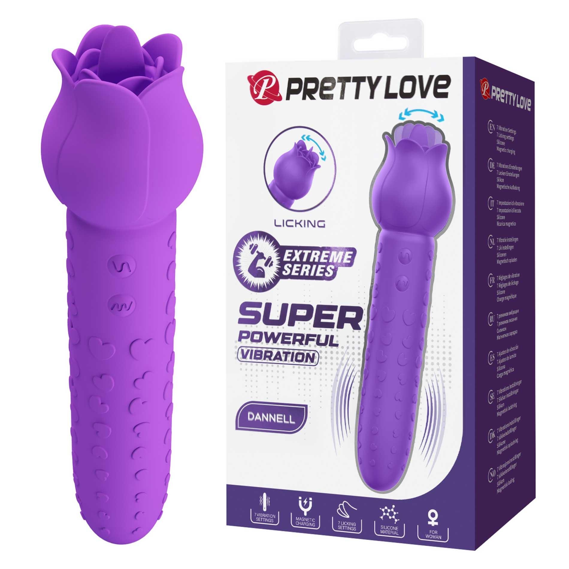 Róża Extreme stymulator – Pretty Love Dannell Vibrator