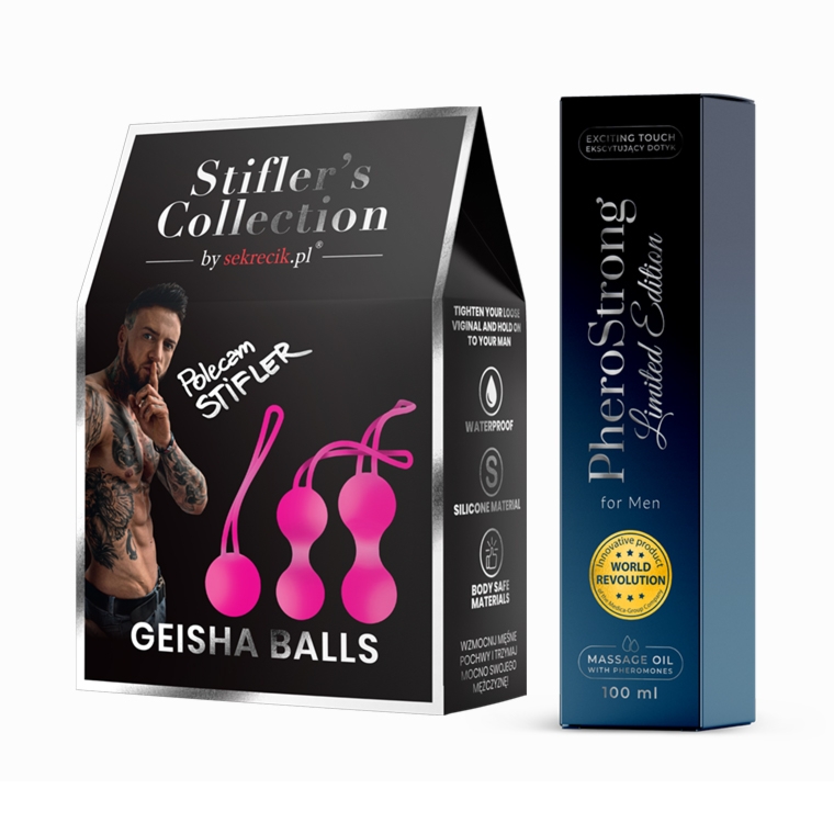 Kulki Gejszy Stifler's Collection by Sekrecik + Olejek PheroStrong męskie Limited Edition