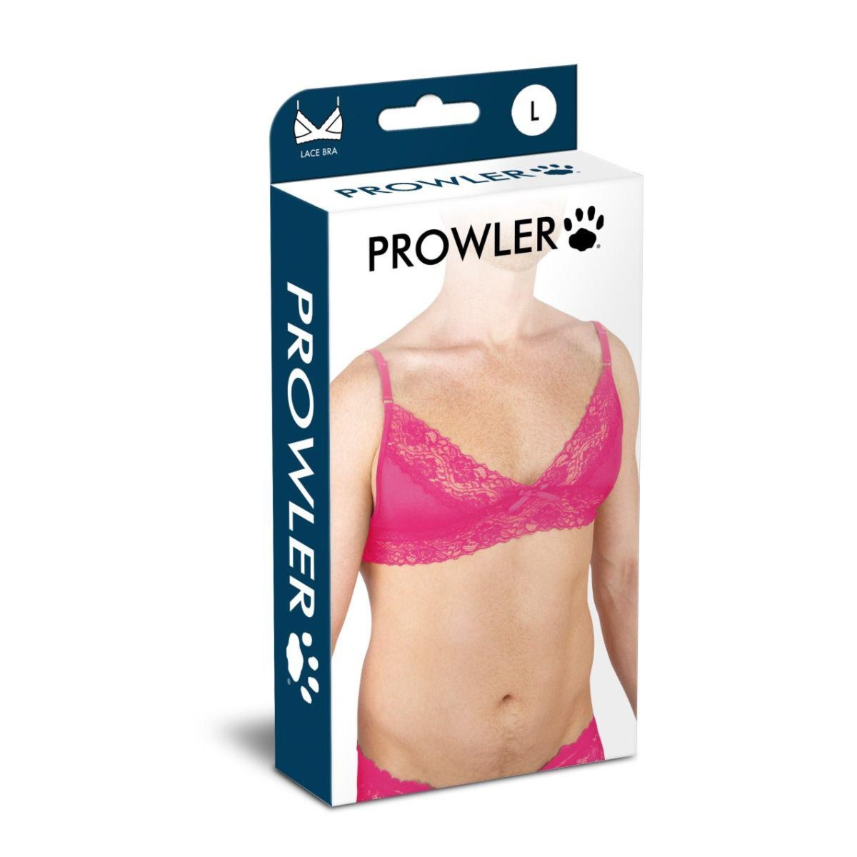 Prowler Pink Lace Bra Small