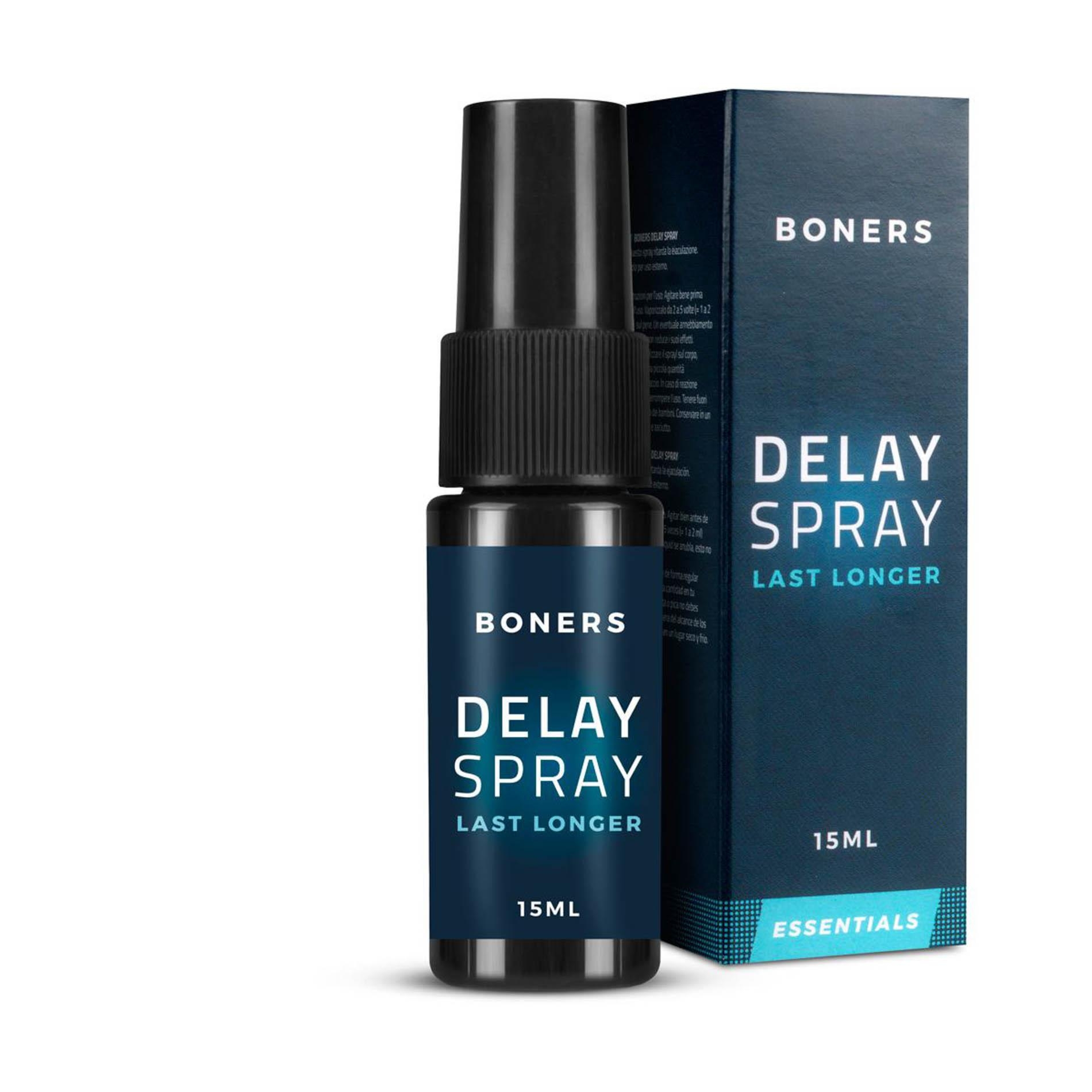 Intymny spray do masażu dla mężczyzn Boners Delay Spray – 15 ml