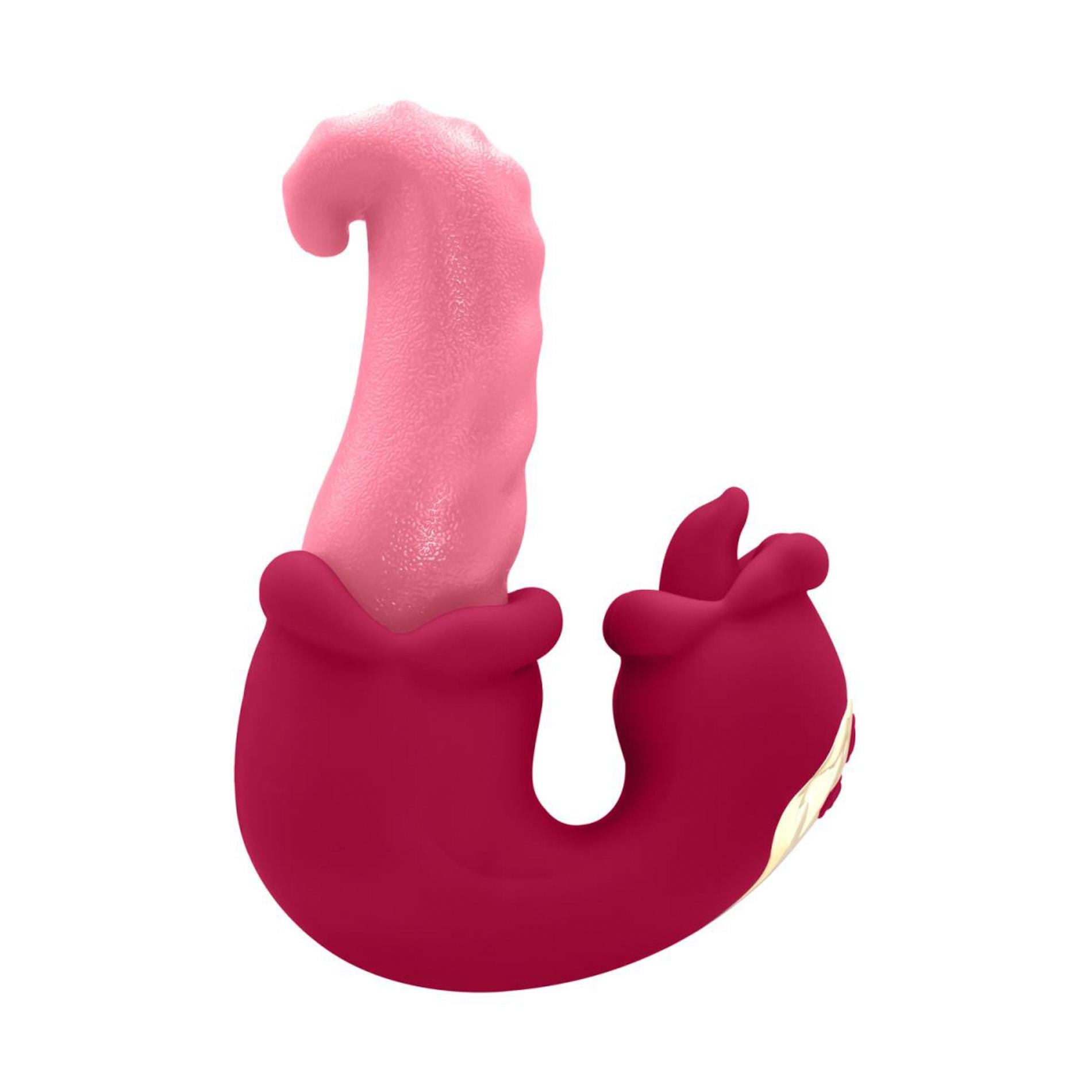 Teazers - Double Tongue Vibrator Pink