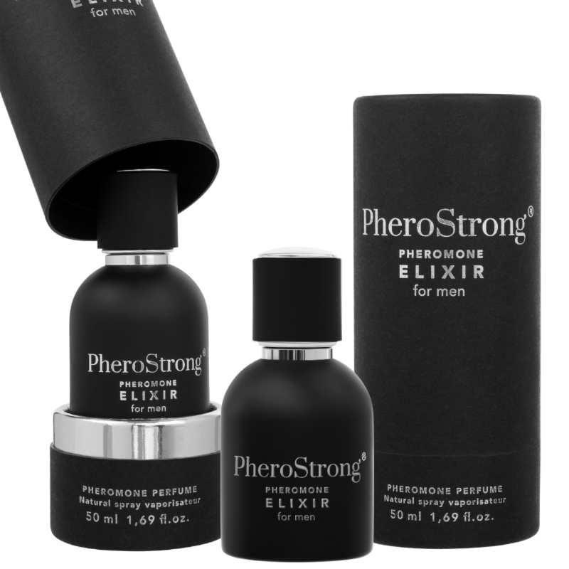 Perfumy premium z feromonami dla mężczyzn - PheroStrong Elixir 50ml