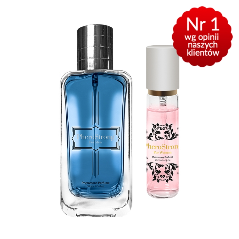 PheroStrong z feromonami - for Men 50 ml + PheroStrong for Women 15 ml