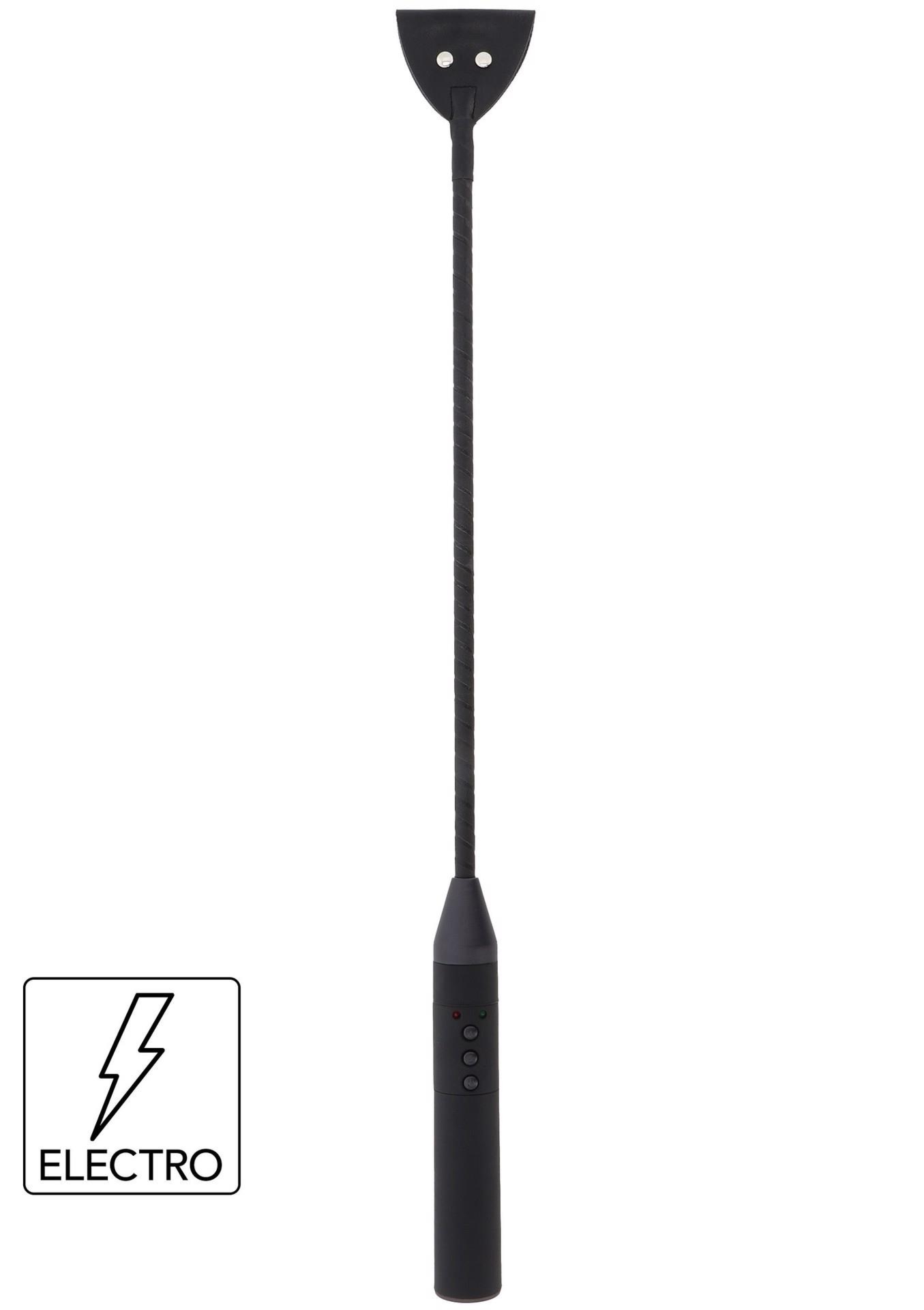 Electro Shock Riding Crop Black