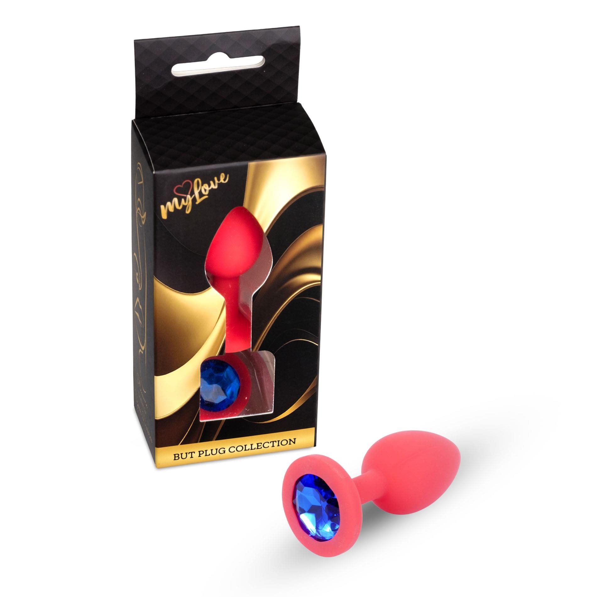 MyLove Toys - Jewellery Red Silicone PLUG Small