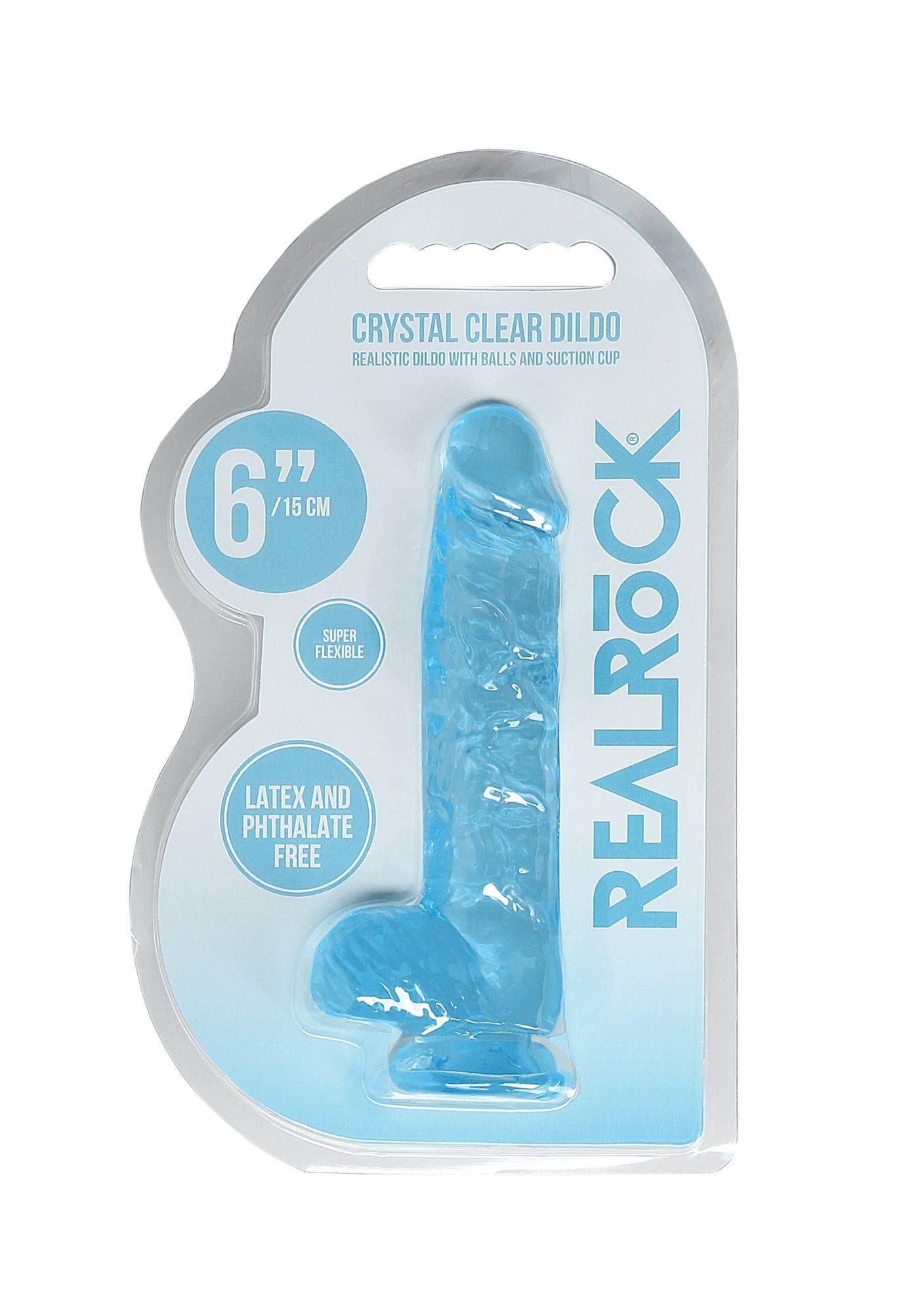 Realistic Dildo with Balls - 6"/ 15 cm