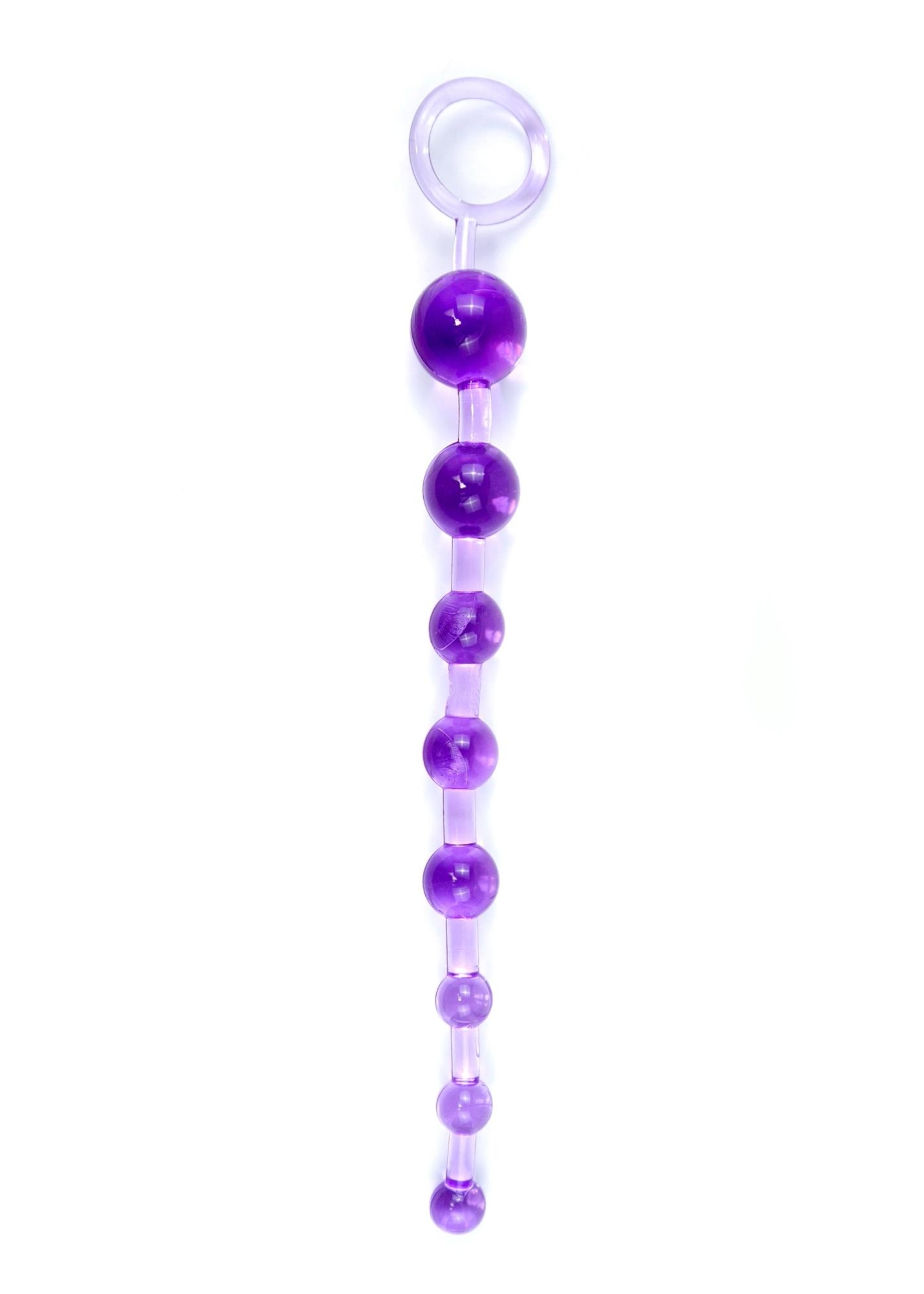 Kulki-Jelly Anal 10 Beads Purple