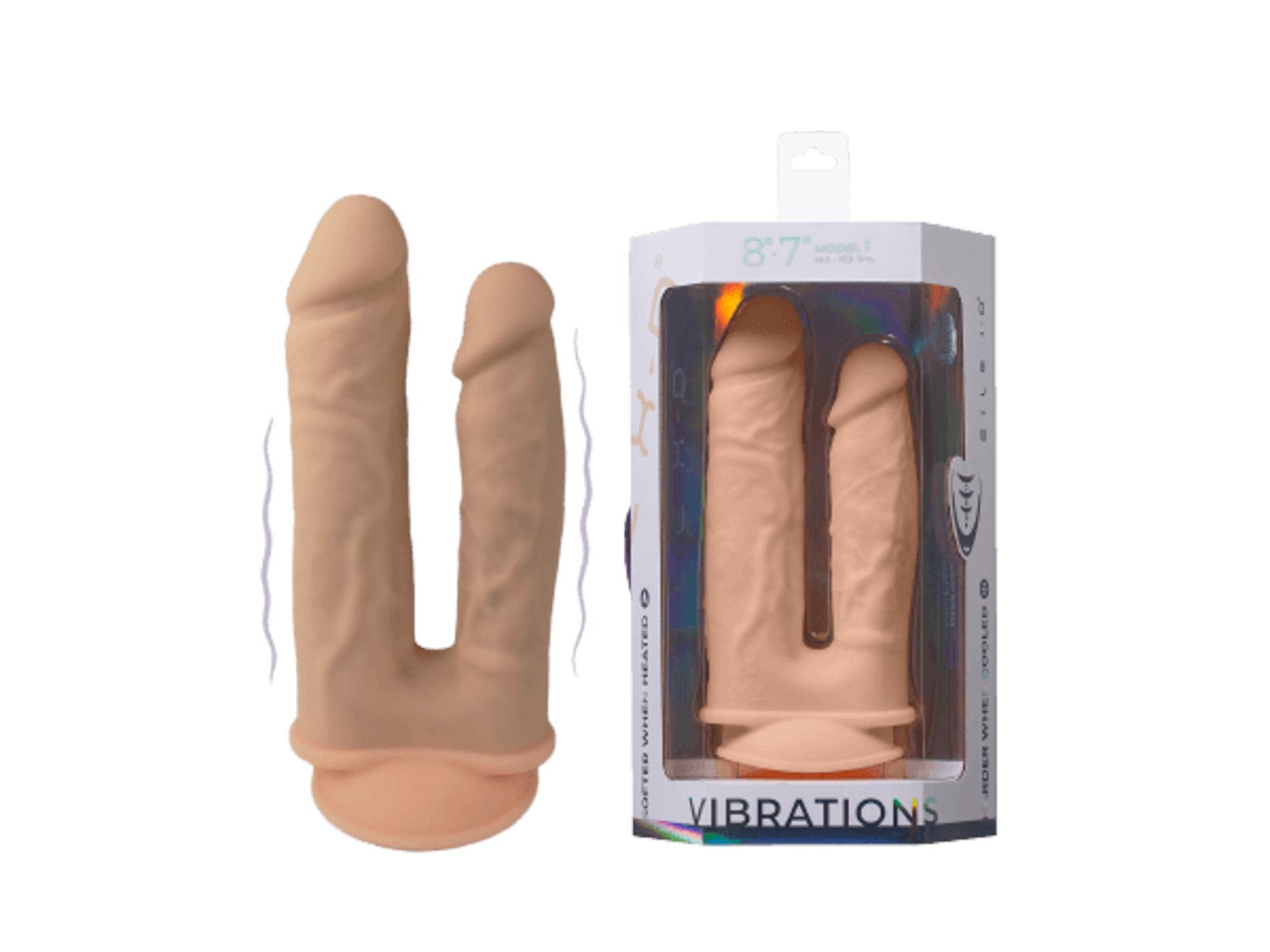 Dildo-SD.Model 1 (8""&7"") Flesh BOX Motor + LRS