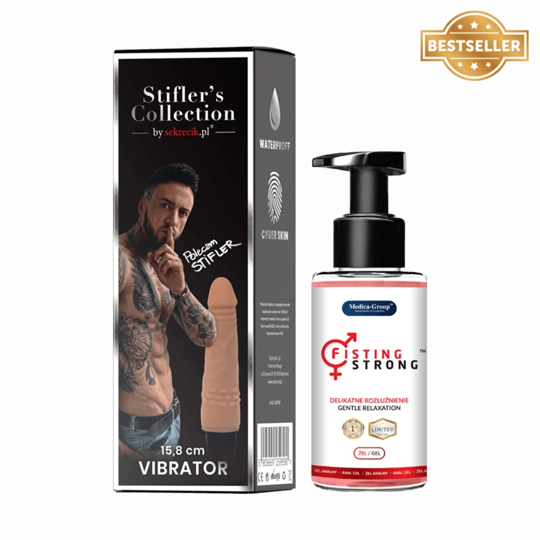 Wibrator Stifler's Collection by Sekrecik + Fisting Strong Żel