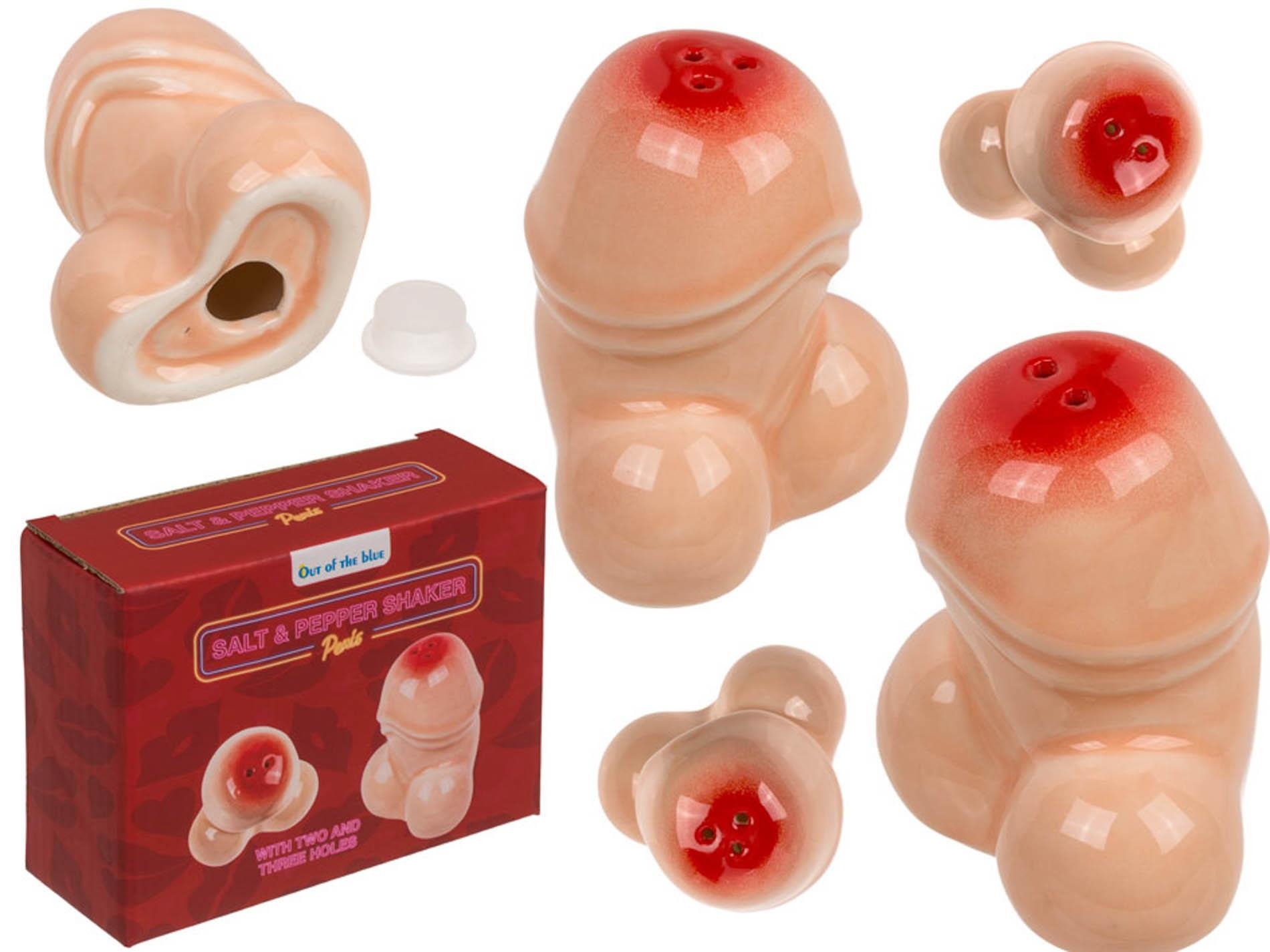 Solniczka i pieprzniczka penis śmieszny gadżet