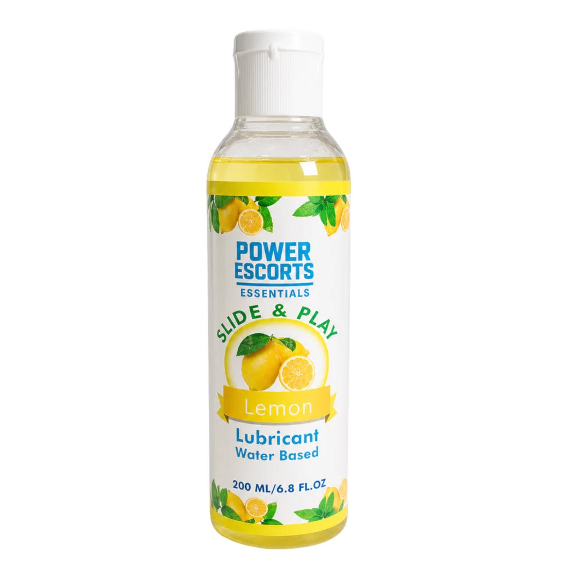 Power Escorts - DR09 - Lemon Water-Based Lubricant 200ml – Slide & Play Personal Lube