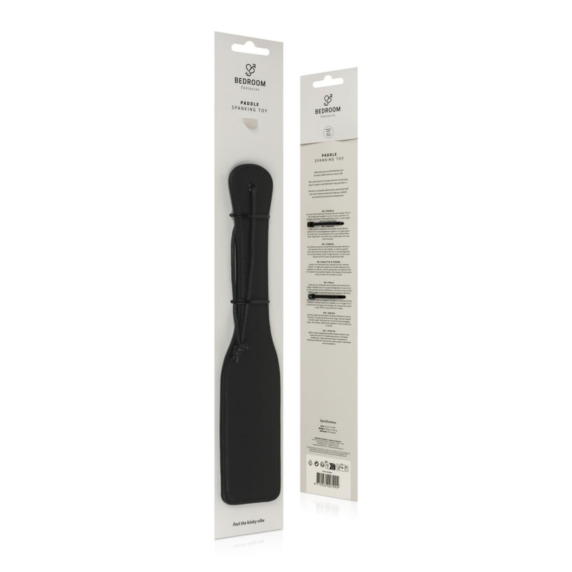Bedroom Fantasies - Faux Leather
Paddle Black
