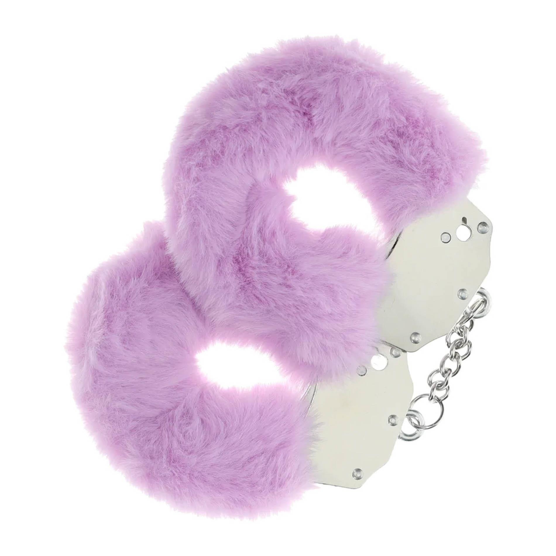 Heavy-duty Fluffy Handcuffs - Lavender