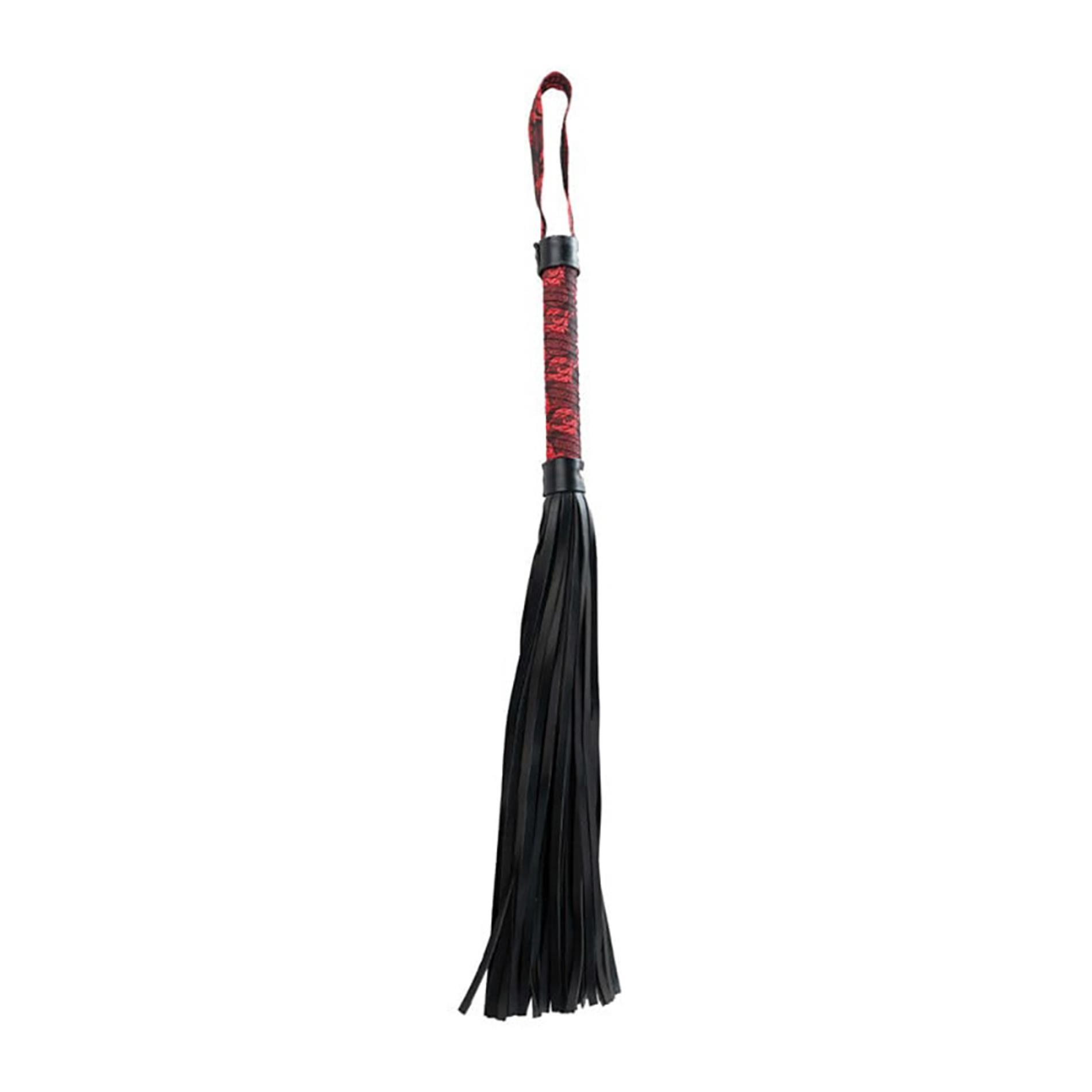 Red & black flogger