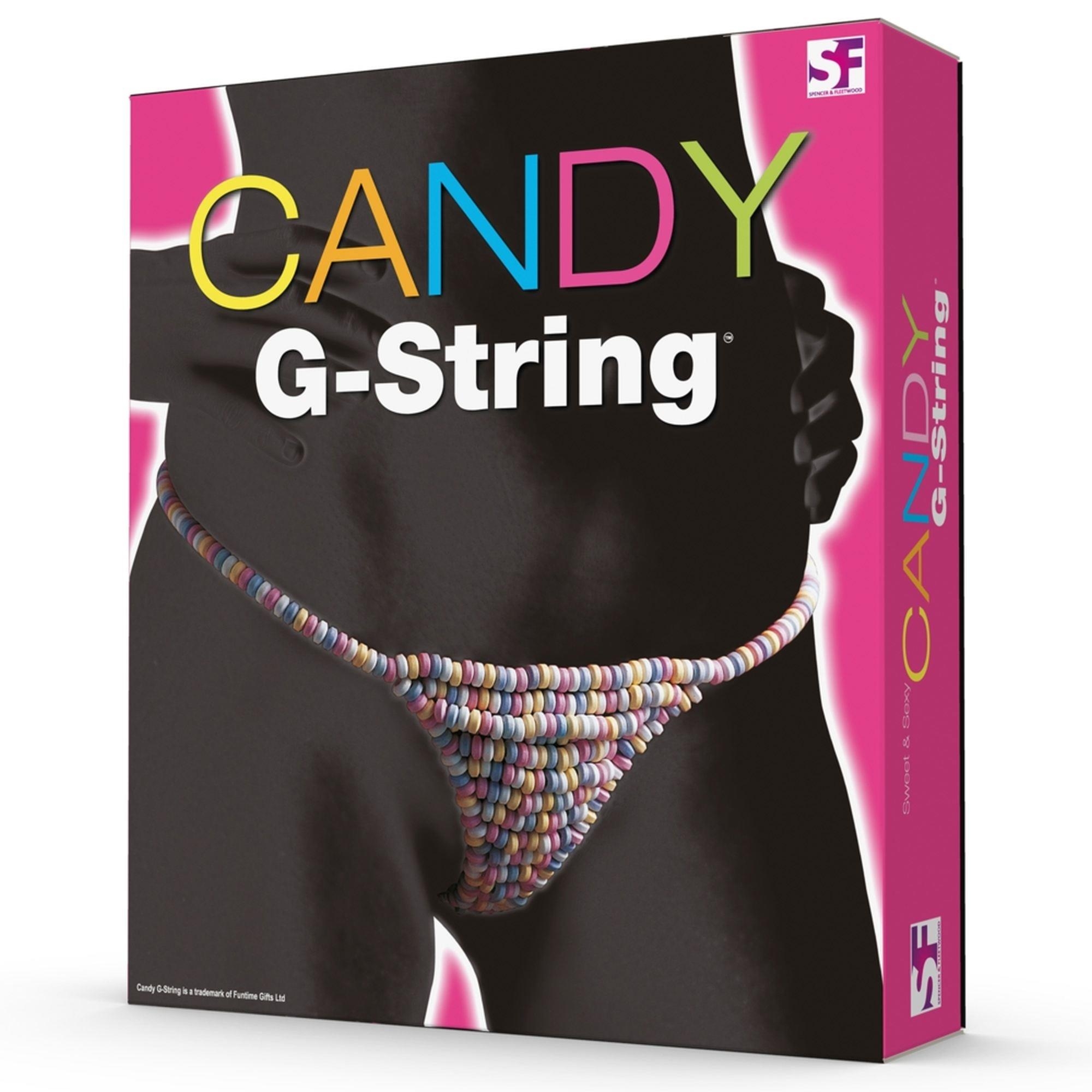 Stringi jadalne candy bielizna erotyczna prezent