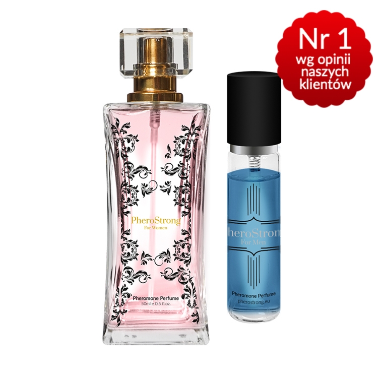 PheroStrong z feromonami - for Women 50 ml + PheroStrong for Men 15 ml