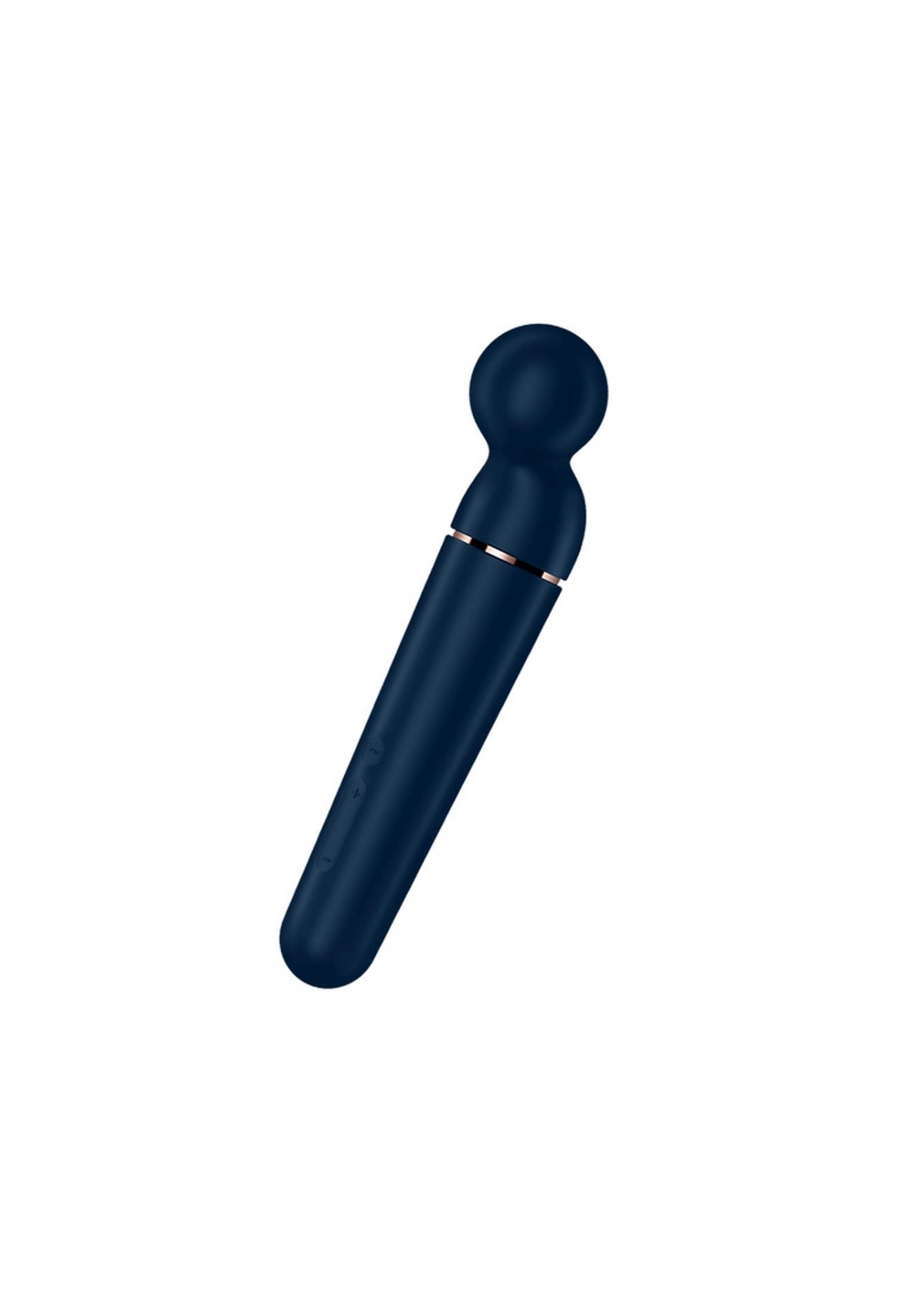 Wibrator typu wand XXL - Planet Wand-er blue + rosegold Satisfyer
