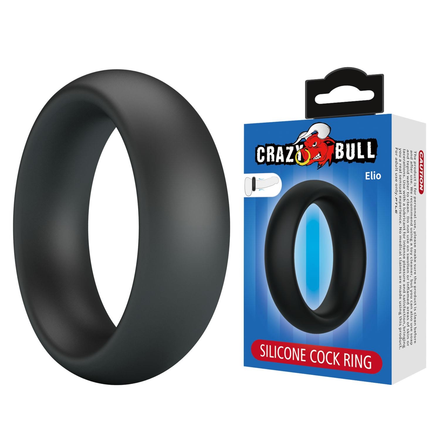 Crazy Bull Elio – Silicone Cock Ring
