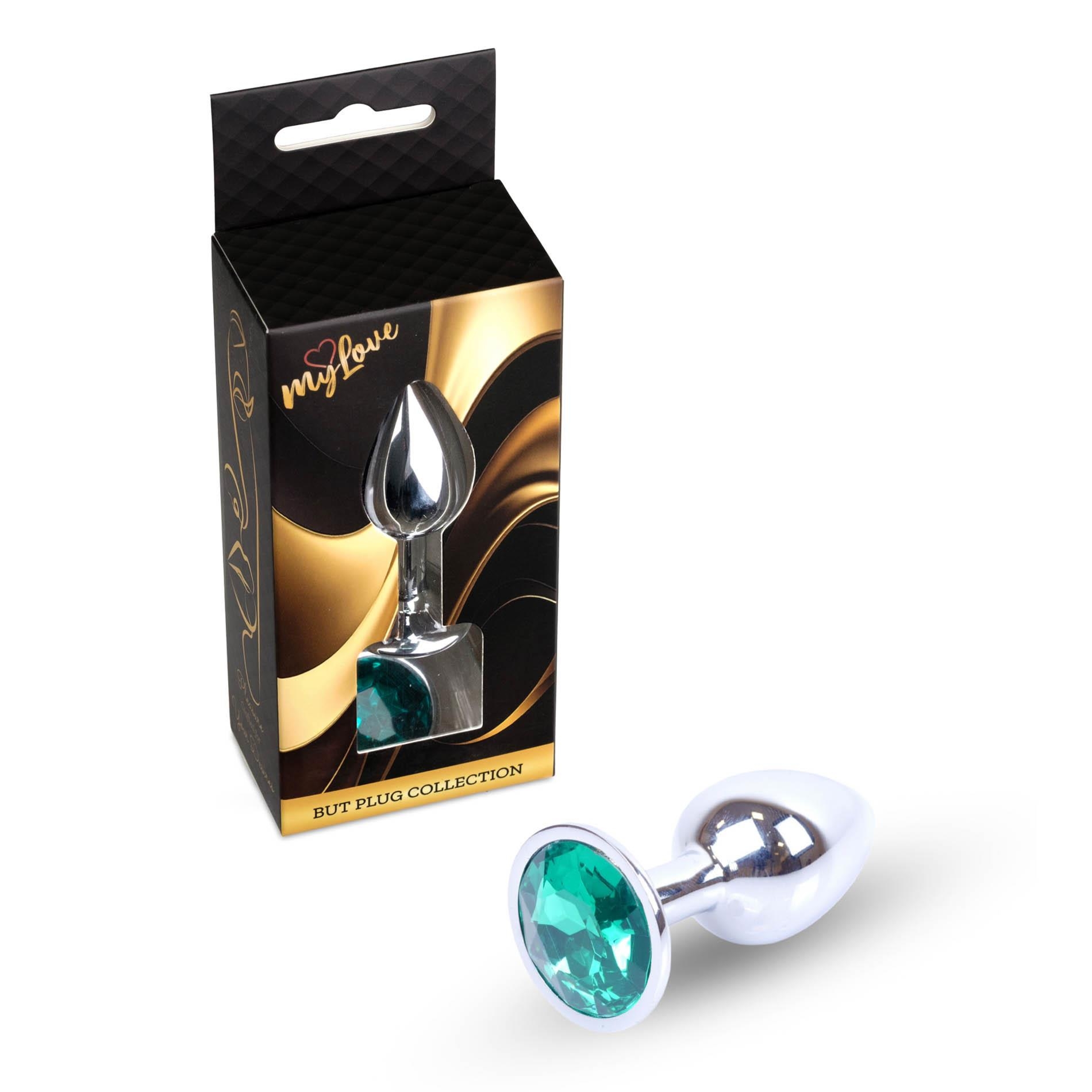 MyLove Toys - Jewellery Silver PLUG- Green