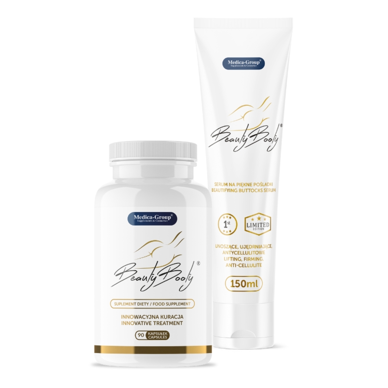 Piękne, Jędrne Pośladki Bez Cellulitu - BeautyBooty - 150 ml+90 kap. - Nr 1 wśród KLIENTÓW !!!