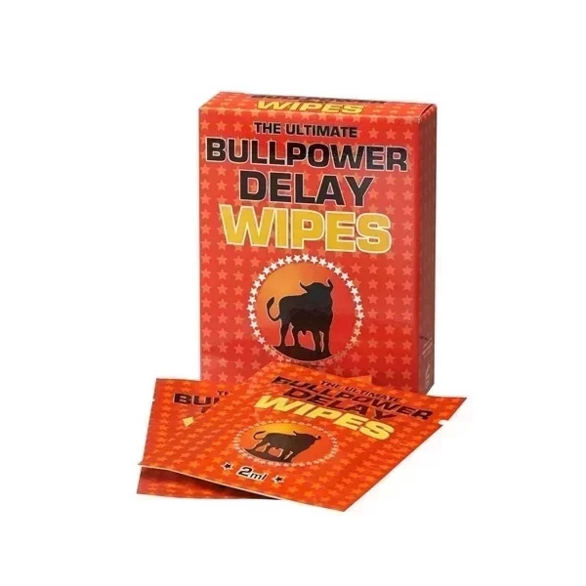 Chusteczki intymne Bull Power – Bull Power Delay Wipes 6 x 2 ml