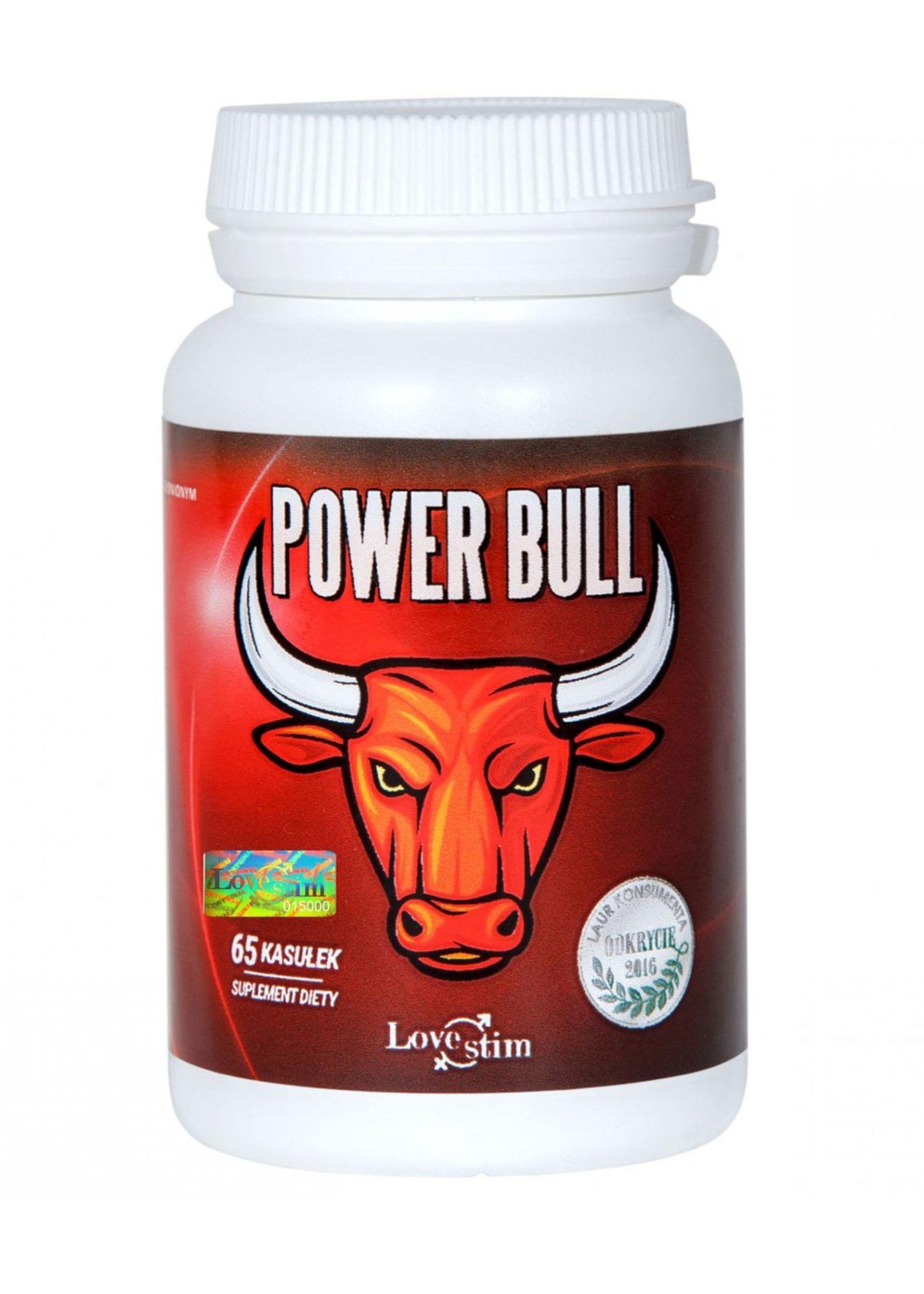 Power Bull 65kaps suplement na testosteron i erekcję