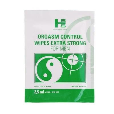 Chusteczki dla mężczyzn Orgasm Control Wipes 6 szt. – Orgasm Control Wipes