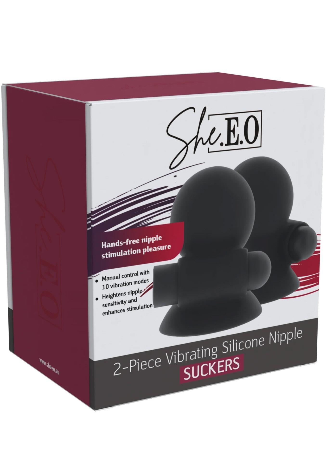 Rechargeable Vibrating Nipple Suckers