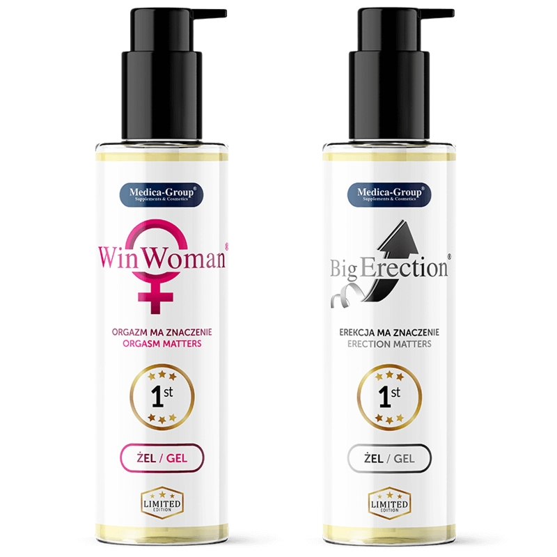 WinWoman Gel + BigErection Gel - Dla Niej i Dla Niego - Nr 1 wśród KLIENTÓW !!!