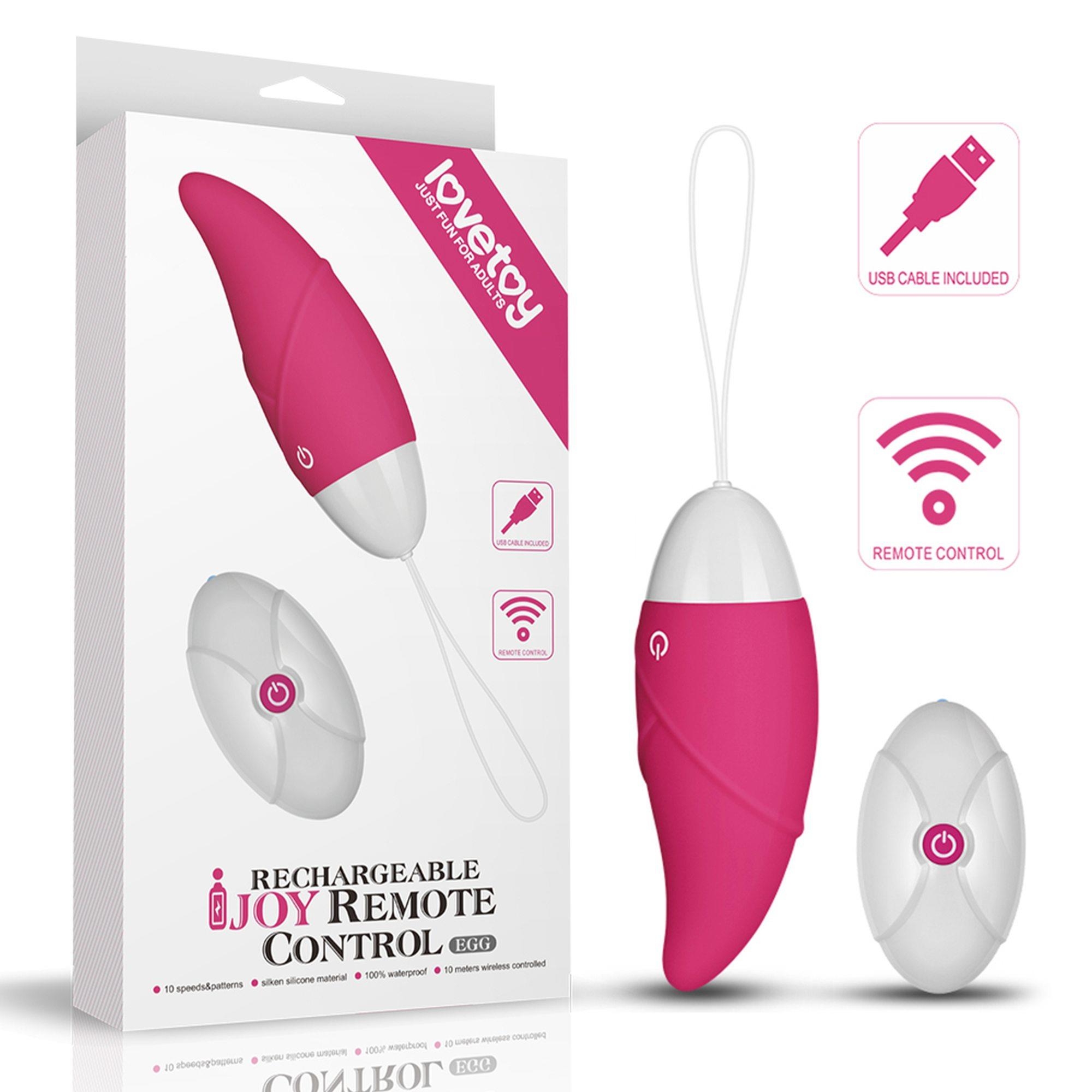 Jajko wibrujące - IJOY Wireless Remote Control Rechargeable Egg Pink