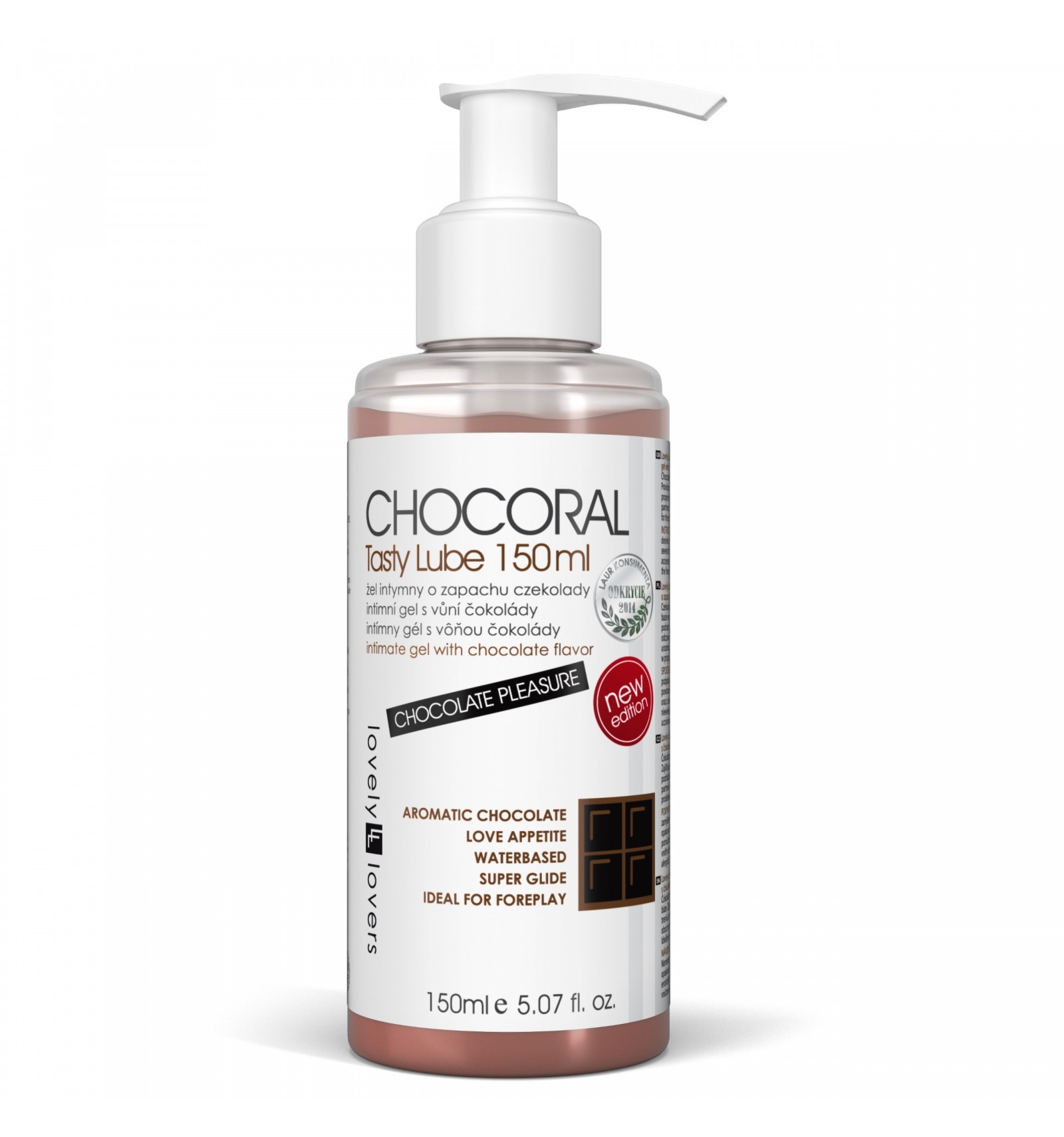 Intymny żel o smaku czekoladowym - Lovely Lovers Chocoral Tasty Lube 150 ml